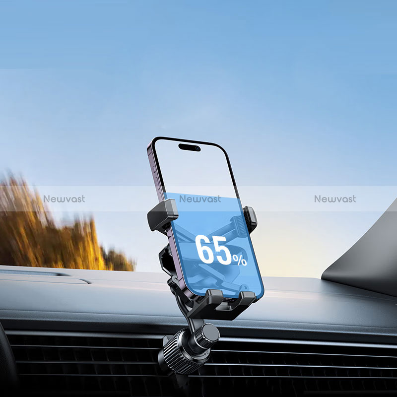Universal Car Dashboard Mount Clip Cell Phone Holder Cradle BS9 Black