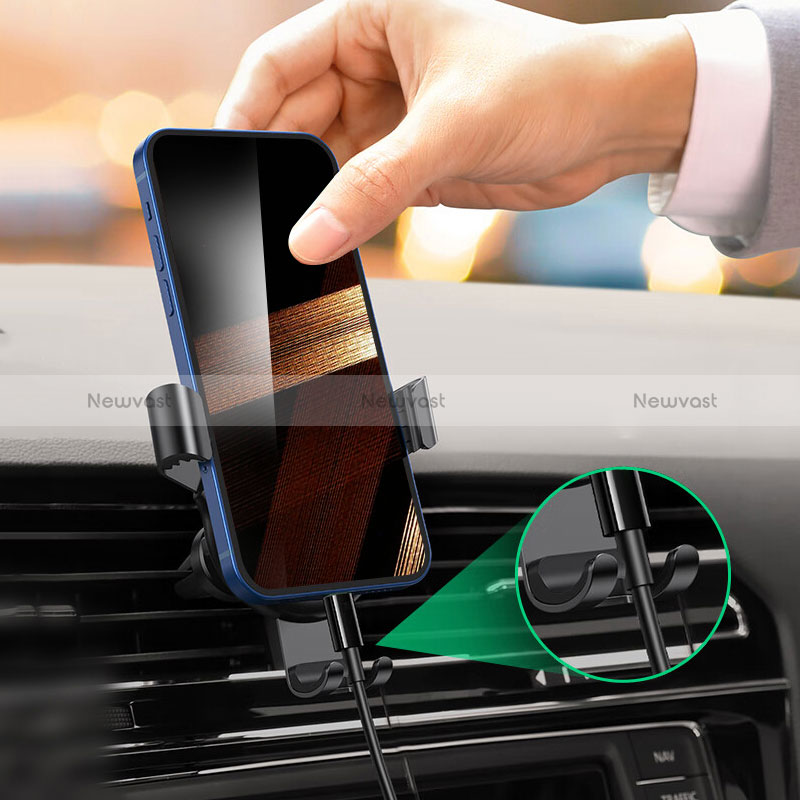 Universal Car Dashboard Mount Clip Cell Phone Holder Cradle LU1 Black