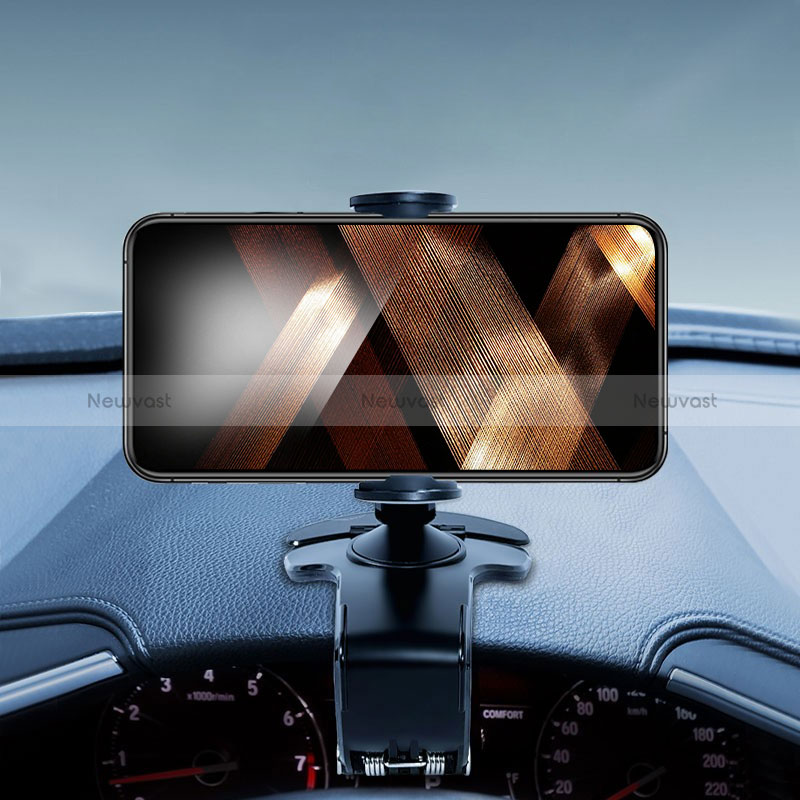 Universal Car Dashboard Mount Clip Cell Phone Holder Cradle N03 Black