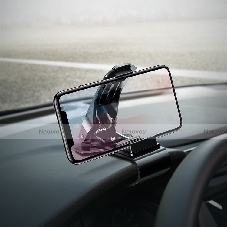 Universal Car Dashboard Mount Clip Cell Phone Holder Cradle T01 Black