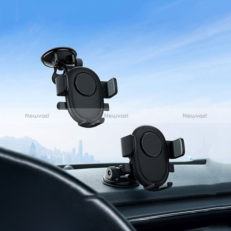 Universal Car Suction Cup Mount Cell Phone Holder Cradle BS2 Black