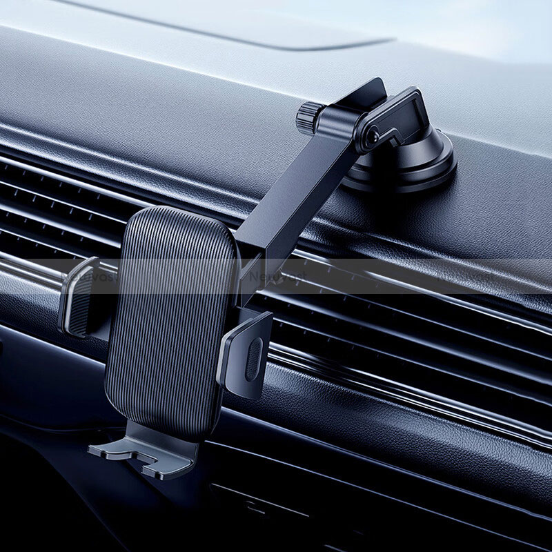 Universal Car Suction Cup Mount Cell Phone Holder Cradle BS5 Black