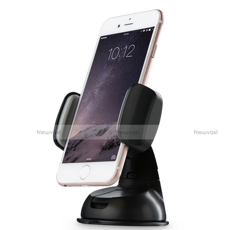 Universal Car Suction Cup Mount Cell Phone Holder Cradle H05 Black