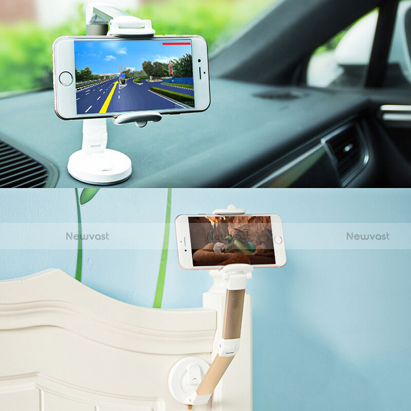 Universal Car Suction Cup Mount Cell Phone Holder Cradle H06 Rose Gold