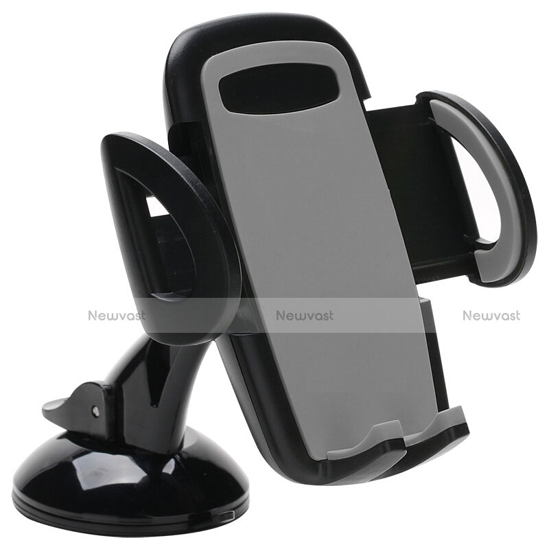 Universal Car Suction Cup Mount Cell Phone Holder Cradle H09 Black