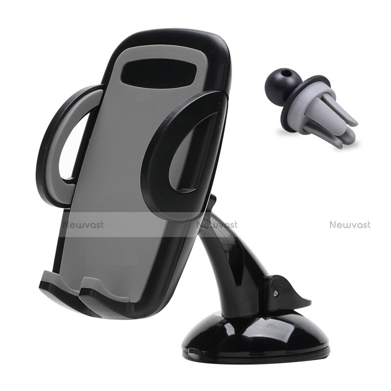 Universal Car Suction Cup Mount Cell Phone Holder Cradle H09 Black
