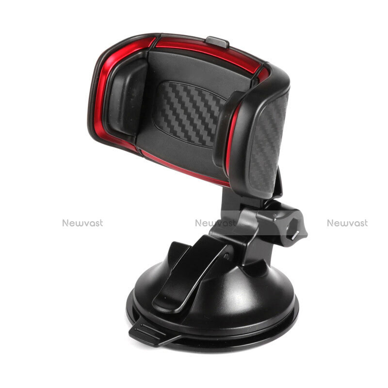 Universal Car Suction Cup Mount Cell Phone Holder Cradle H18 Black