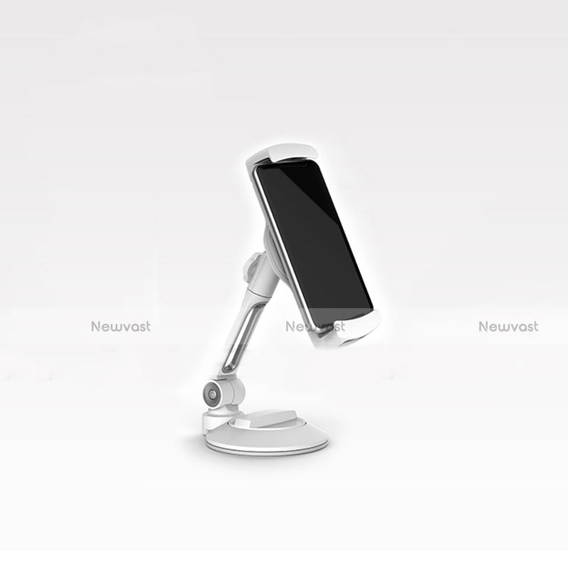 Universal Car Suction Cup Mount Cell Phone Holder Cradle H22 Silver