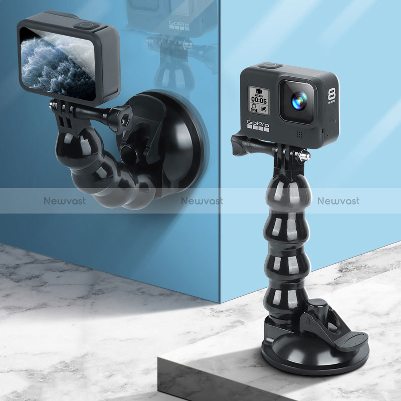 Universal Car Suction Cup Mount Cell Phone Holder Cradle JD2 Black