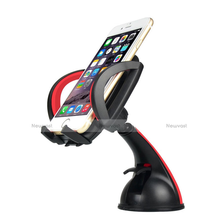 Universal Car Suction Cup Mount Cell Phone Holder Cradle M02 Black