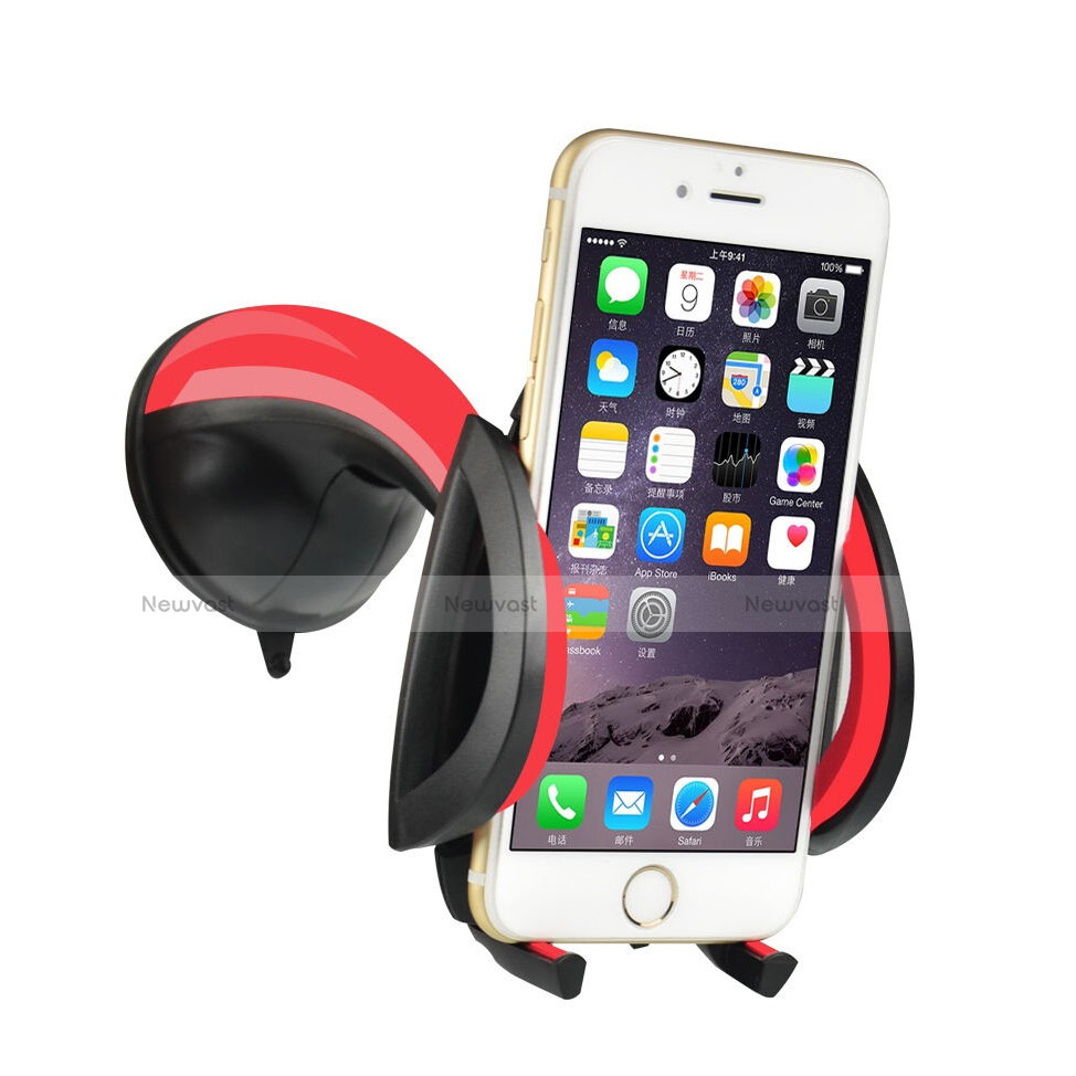 Universal Car Suction Cup Mount Cell Phone Holder Cradle M02 Black