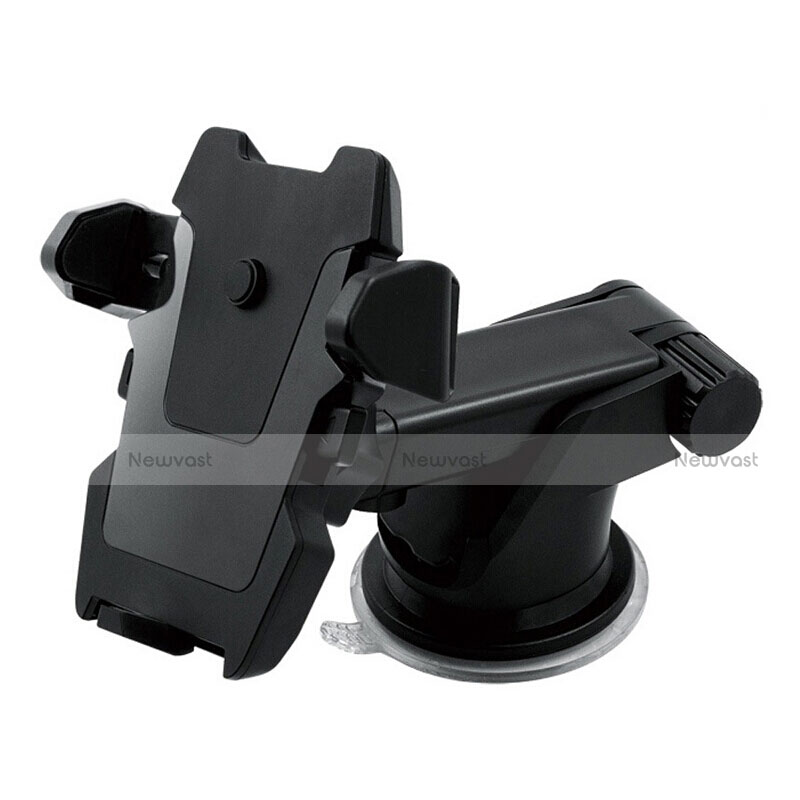 Universal Car Suction Cup Mount Cell Phone Holder Cradle M14 Black