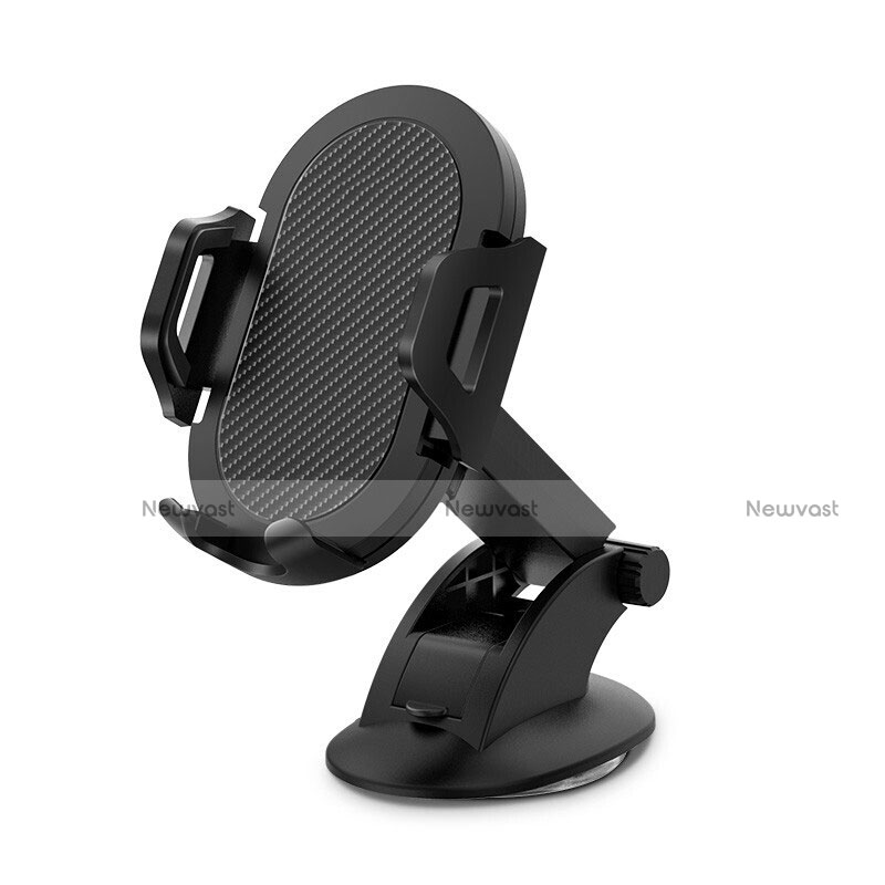Universal Car Suction Cup Mount Cell Phone Holder Cradle Z03 Black