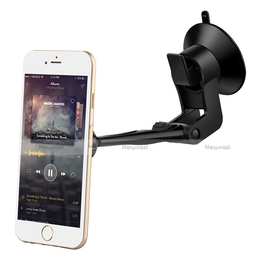 Universal Car Suction Cup Mount Cell Phone Holder Stand M01 Black