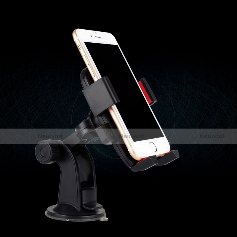 Universal Car Suction Cup Mount Cell Phone Holder Stand M03 Black