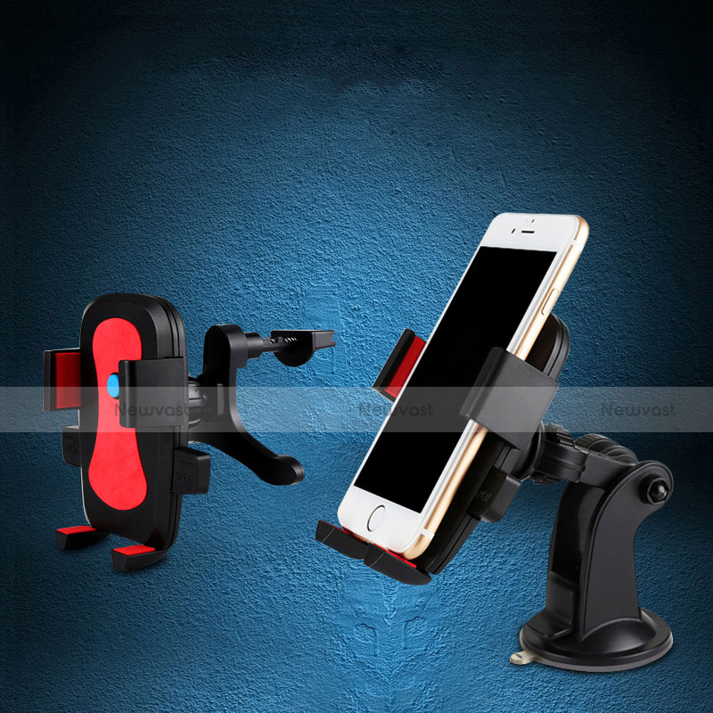 Universal Car Suction Cup Mount Cell Phone Holder Stand M03 Black