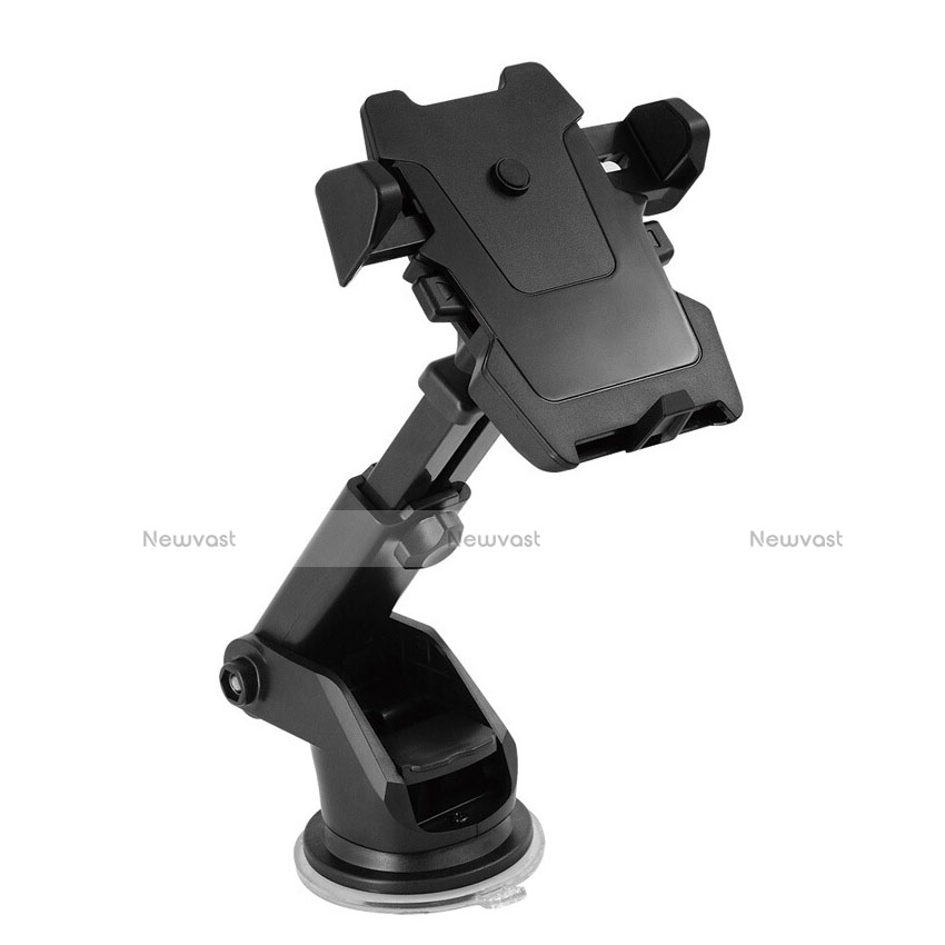 Universal Car Suction Cup Mount Cell Phone Holder Stand M07 Black
