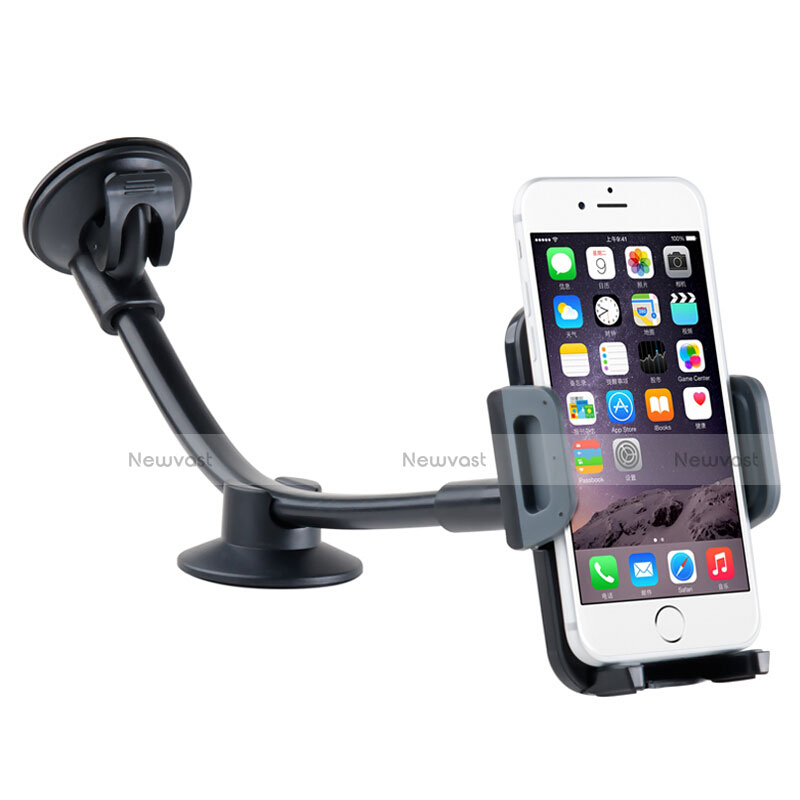 Universal Car Suction Cup Mount Cell Phone Holder Stand M09 Black