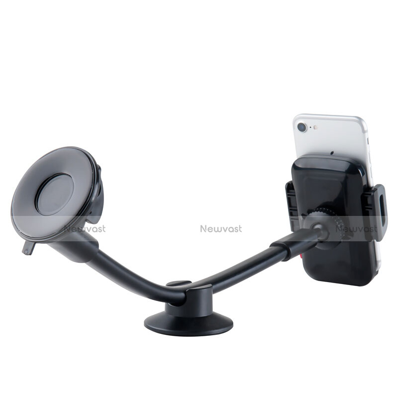 Universal Car Suction Cup Mount Cell Phone Holder Stand M09 Black