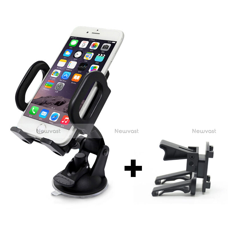 Universal Car Suction Cup Mount Cell Phone Holder Stand M11 Black