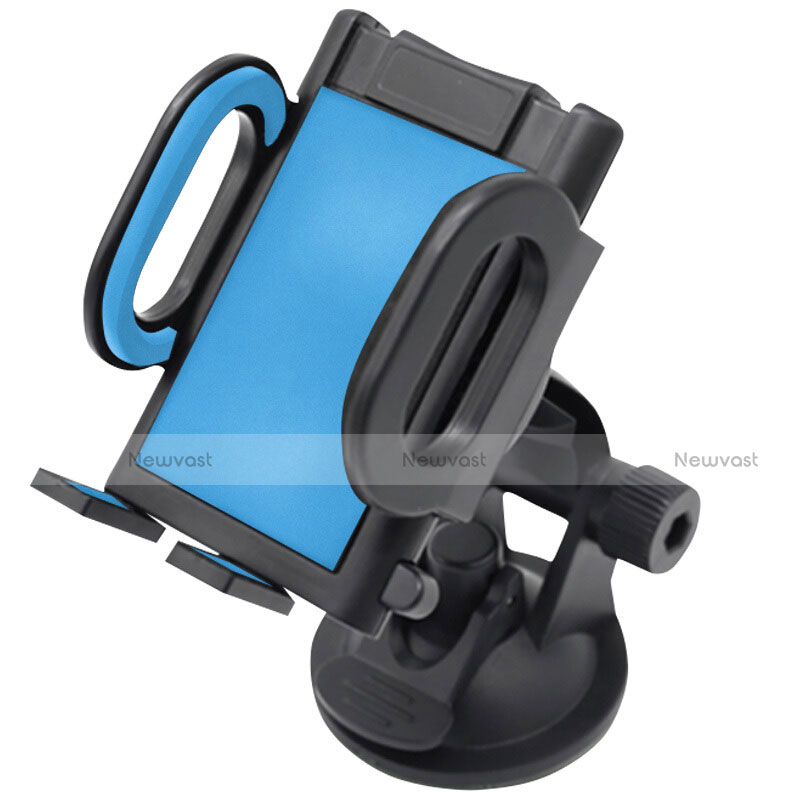 Universal Car Suction Cup Mount Cell Phone Holder Stand M11 Sky Blue