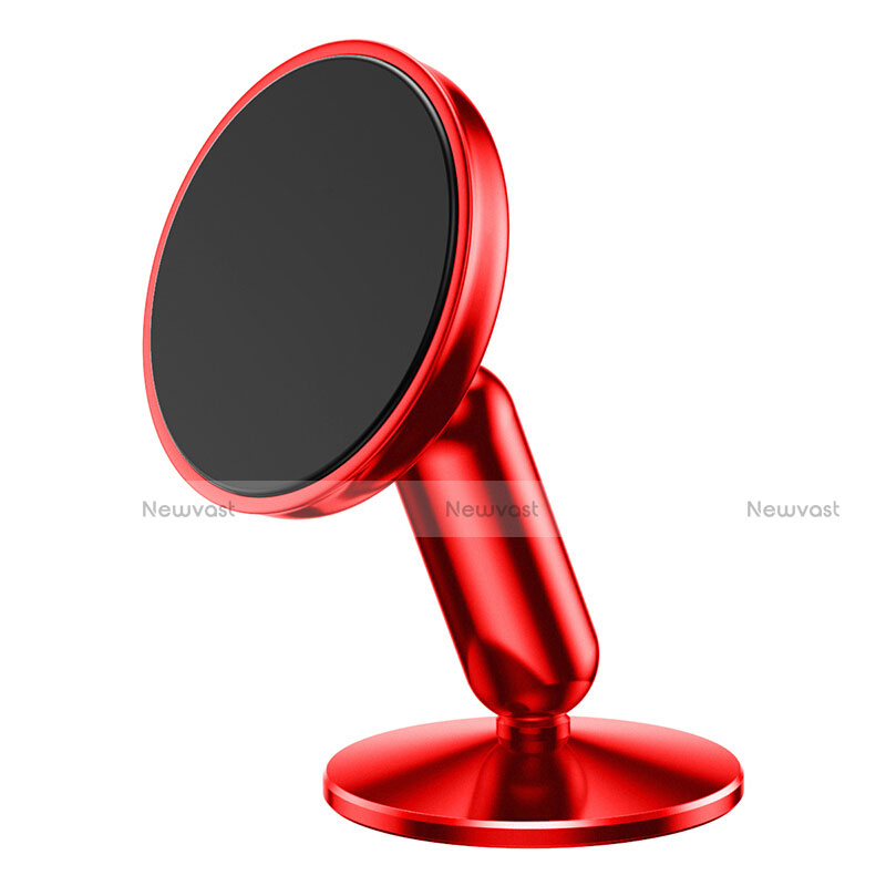 Universal Car Suction Cup Mount Magnetic Cell Phone Holder Cradle S01 Red