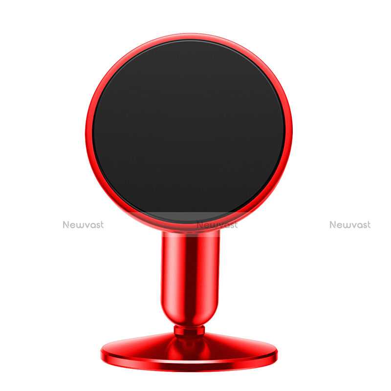 Universal Car Suction Cup Mount Magnetic Cell Phone Holder Cradle S01 Red