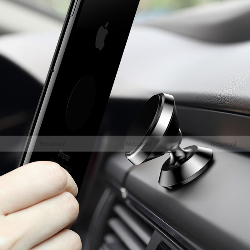 Universal Car Suction Cup Mount Magnetic Cell Phone Holder Stand M28 Black