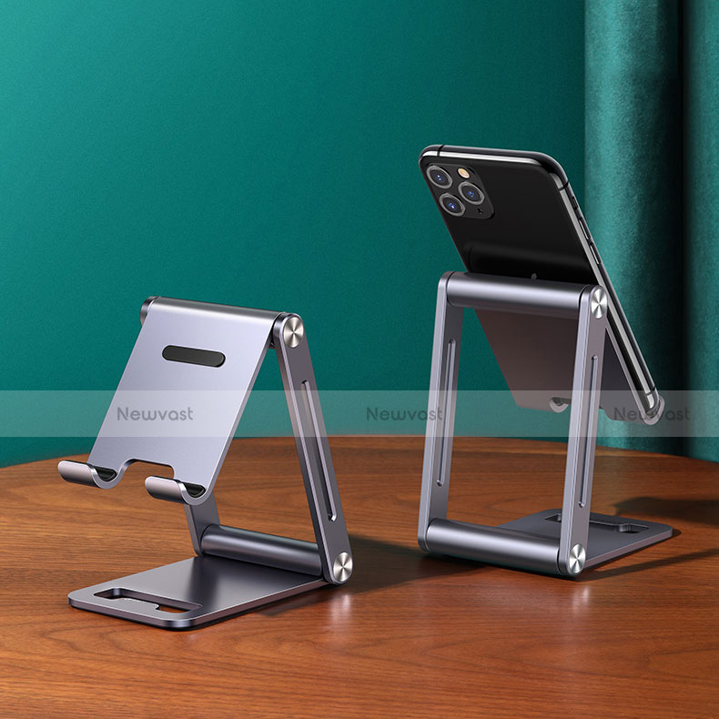 Universal Cell Phone Stand Smartphone Holder for Desk K03 Gray