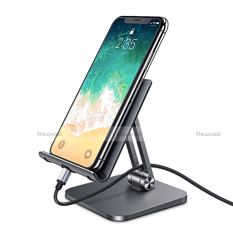 Universal Cell Phone Stand Smartphone Holder for Desk K04 Black