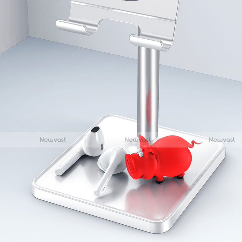 Universal Cell Phone Stand Smartphone Holder for Desk K08 Silver