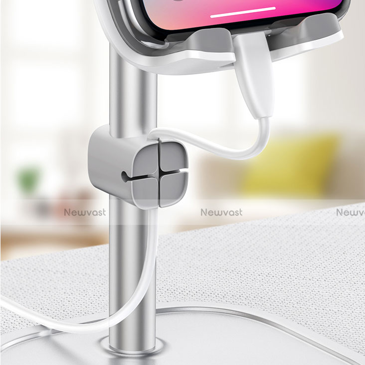 Universal Cell Phone Stand Smartphone Holder for Desk K10 Silver