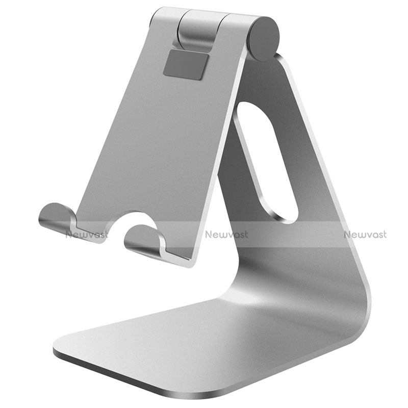 Universal Cell Phone Stand Smartphone Holder for Desk K24 Silver