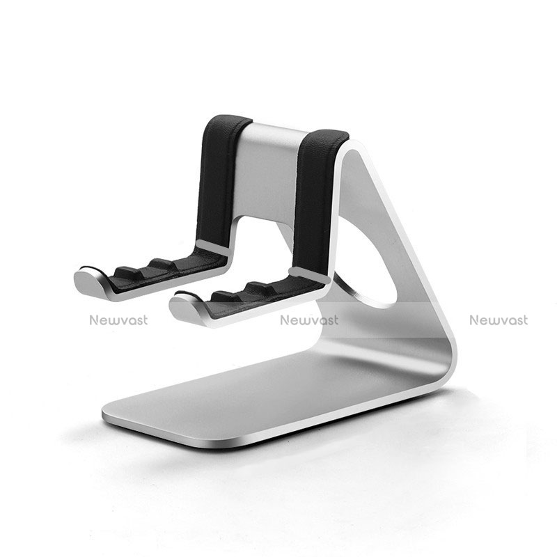 Universal Cell Phone Stand Smartphone Holder for Desk K25 Silver