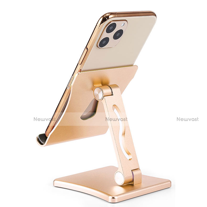 Universal Cell Phone Stand Smartphone Holder for Desk K32 Gold