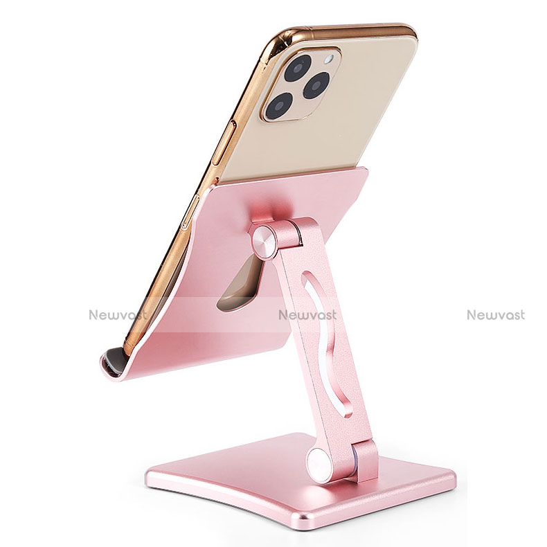 Universal Cell Phone Stand Smartphone Holder for Desk K32 Rose Gold