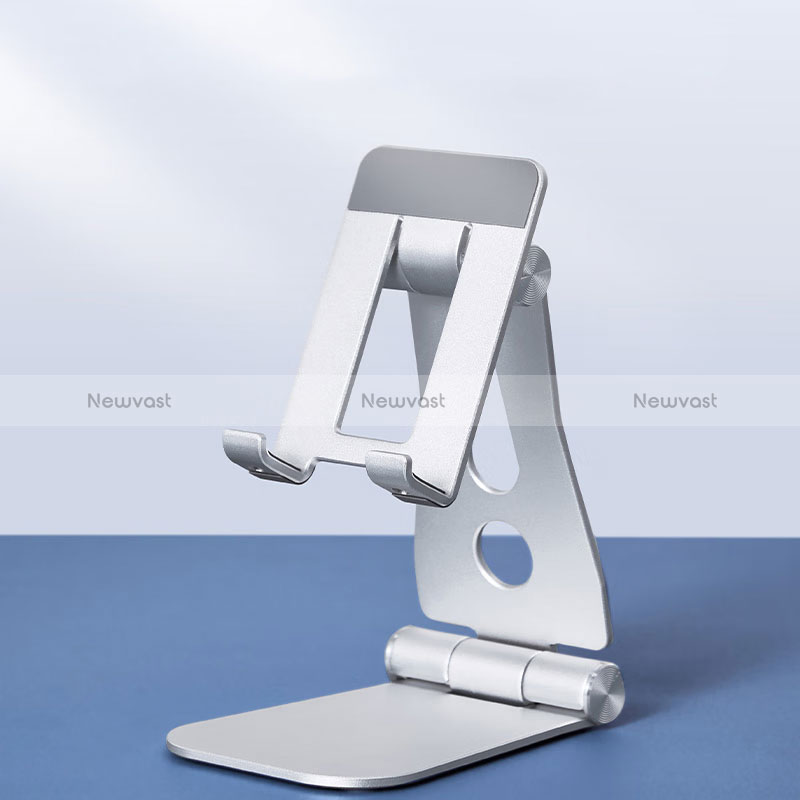 Universal Cell Phone Stand Smartphone Holder for Desk N19 Silver
