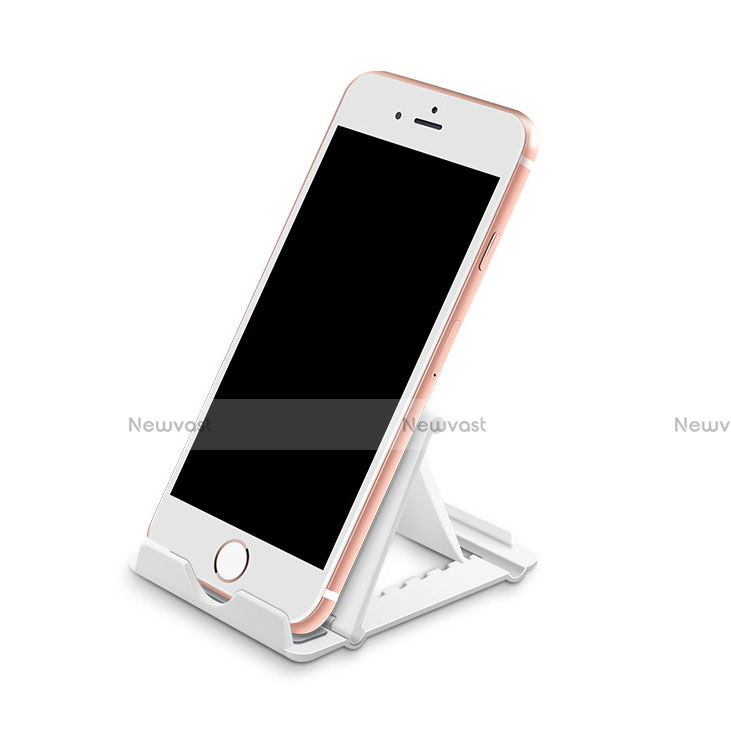 Universal Cell Phone Stand Smartphone Holder for Desk T01 White