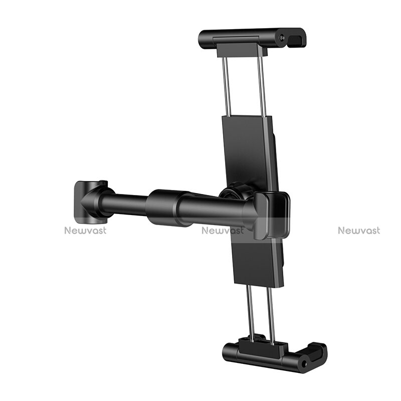 Universal Fit Car Back Seat Headrest Tablet Mount Holder Stand B01 for Apple iPad Pro 12.9 (2020) Black