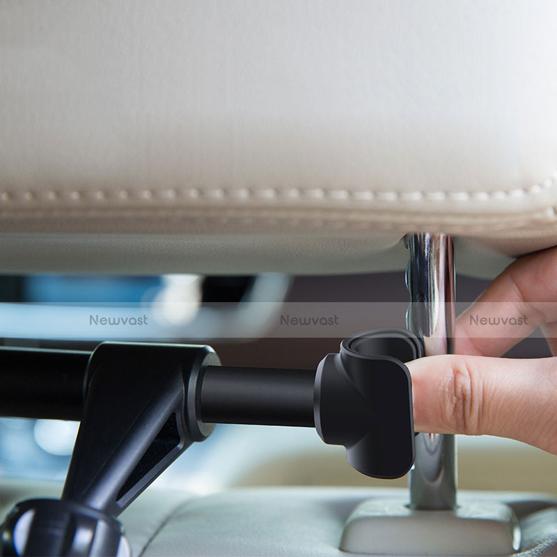Universal Fit Car Back Seat Headrest Tablet Mount Holder Stand B02 for Apple iPad Pro 11 (2020) Black