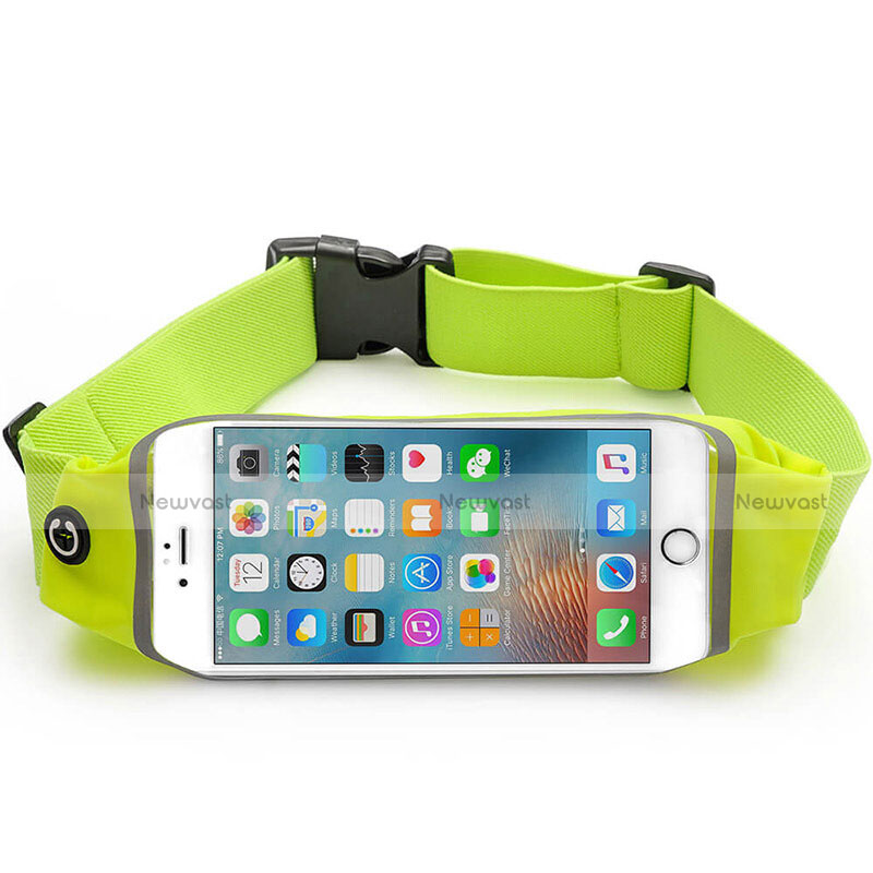 Universal Gym Sport Running Jog Belt Loop Strap Case B29 Green