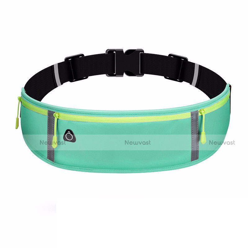 Universal Gym Sport Running Jog Belt Loop Strap Case L01 Green