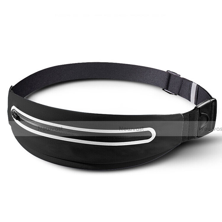 Universal Gym Sport Running Jog Belt Loop Strap Case L02 Black