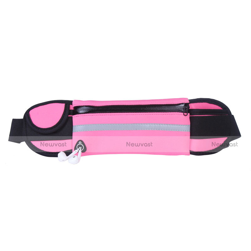 Universal Gym Sport Running Jog Belt Loop Strap Case L05 Pink