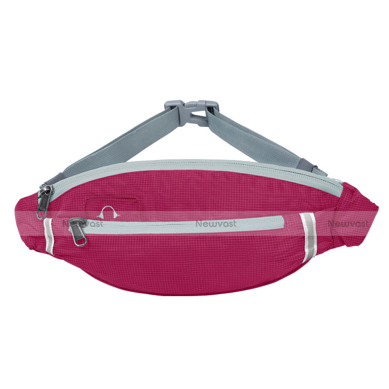 Universal Gym Sport Running Jog Belt Loop Strap Case S07 Red