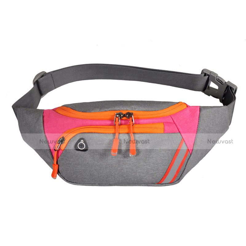 Universal Gym Sport Running Jog Belt Loop Strap Case S19 Gray