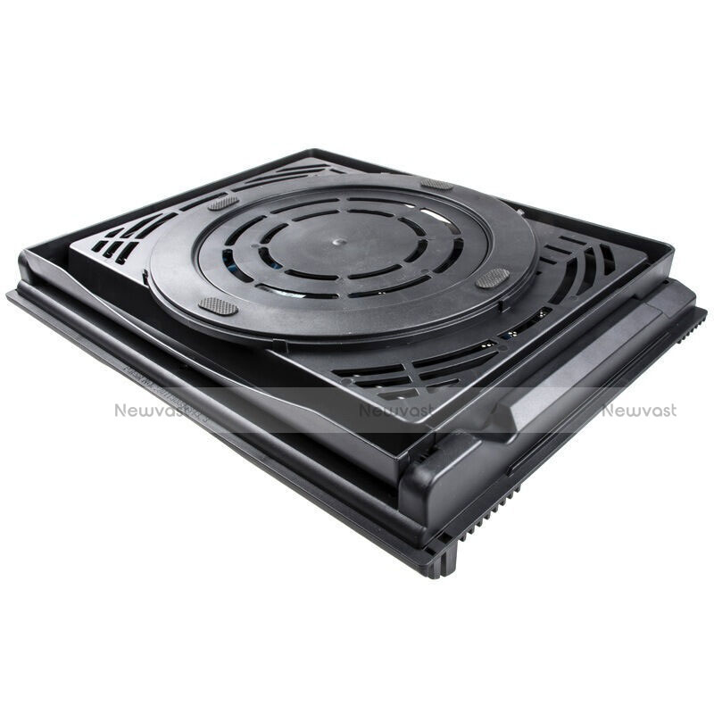 Universal Laptop Stand Notebook Holder Cooling Pad USB Fans 9 inch to 16 inch M10 for Apple MacBook Pro 13 inch Black