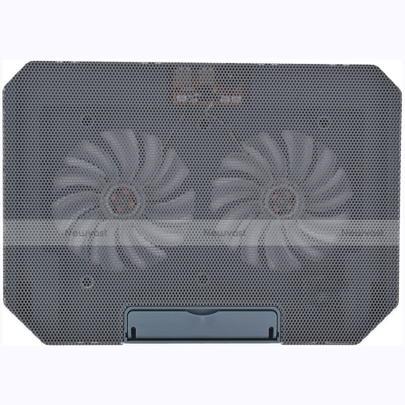 Universal Laptop Stand Notebook Holder Cooling Pad USB Fans 9 inch to 16 inch M16 for Apple MacBook 12 inch Gray