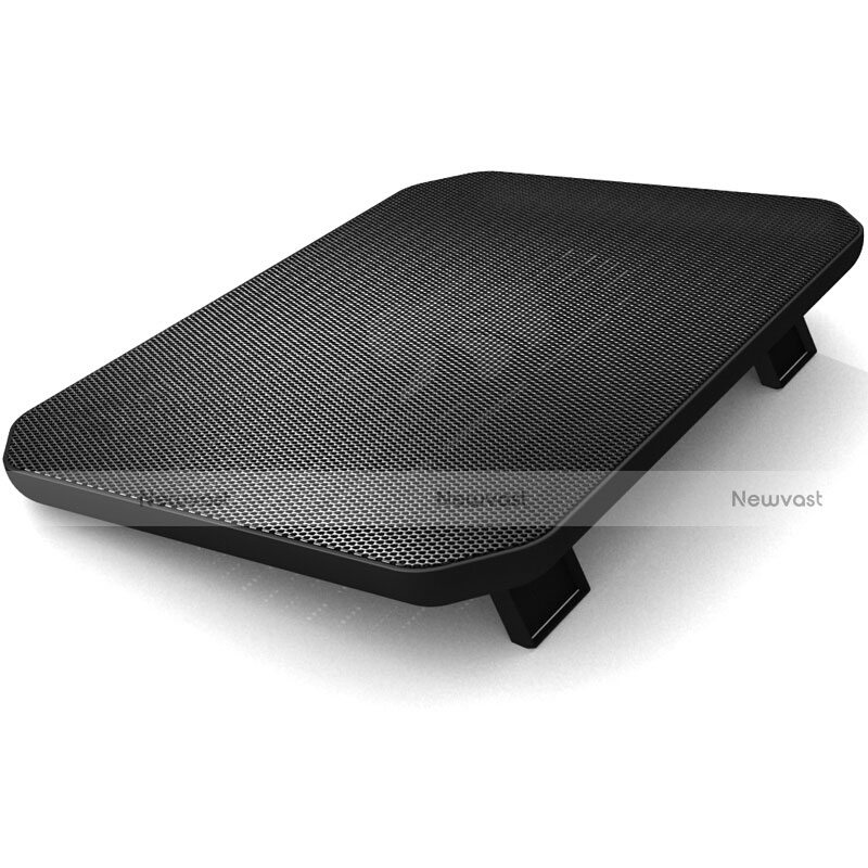 Universal Laptop Stand Notebook Holder Cooling Pad USB Fans 9 inch to 16 inch M20 for Apple MacBook 12 inch Black
