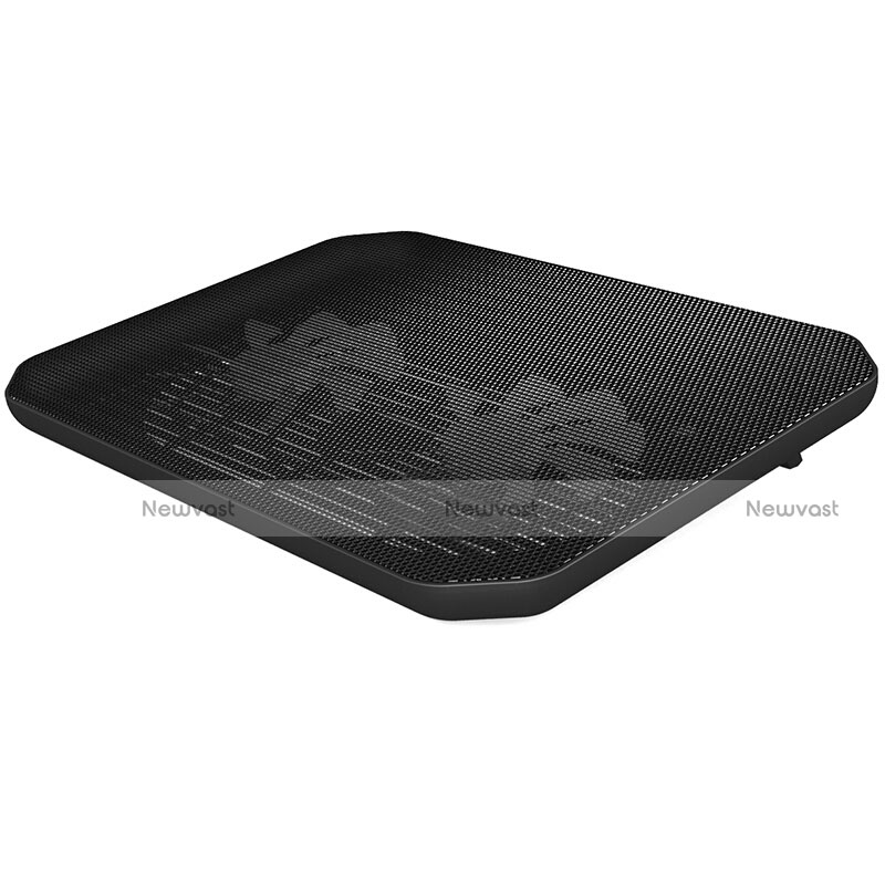 Universal Laptop Stand Notebook Holder Cooling Pad USB Fans 9 inch to 16 inch M20 for Apple MacBook Air 11 inch Black